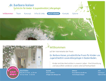Tablet Screenshot of praxis-drkaiser.de